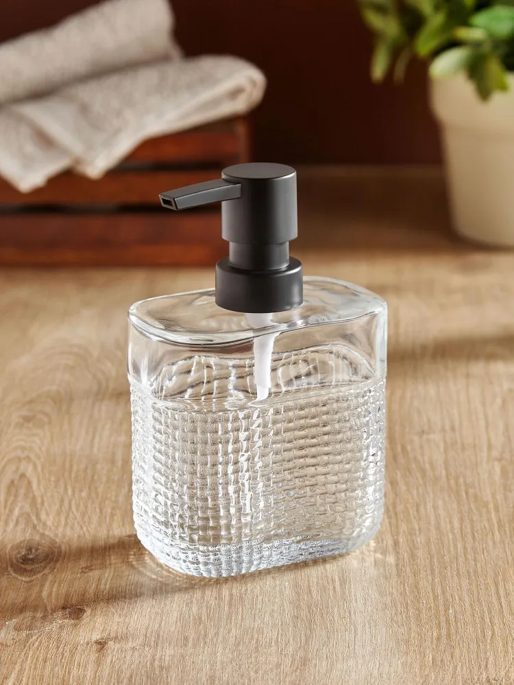 Mia Groente Dispensador de Jabón Líquido Transparente 430ml (14.54 fl oz) Selected Products - 871