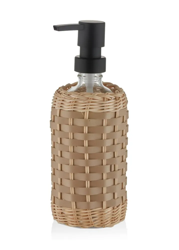 Mia Rattan Dispensador de Jabón Líquido Crema 483ml (16.33 fl oz) Selected Products - 871