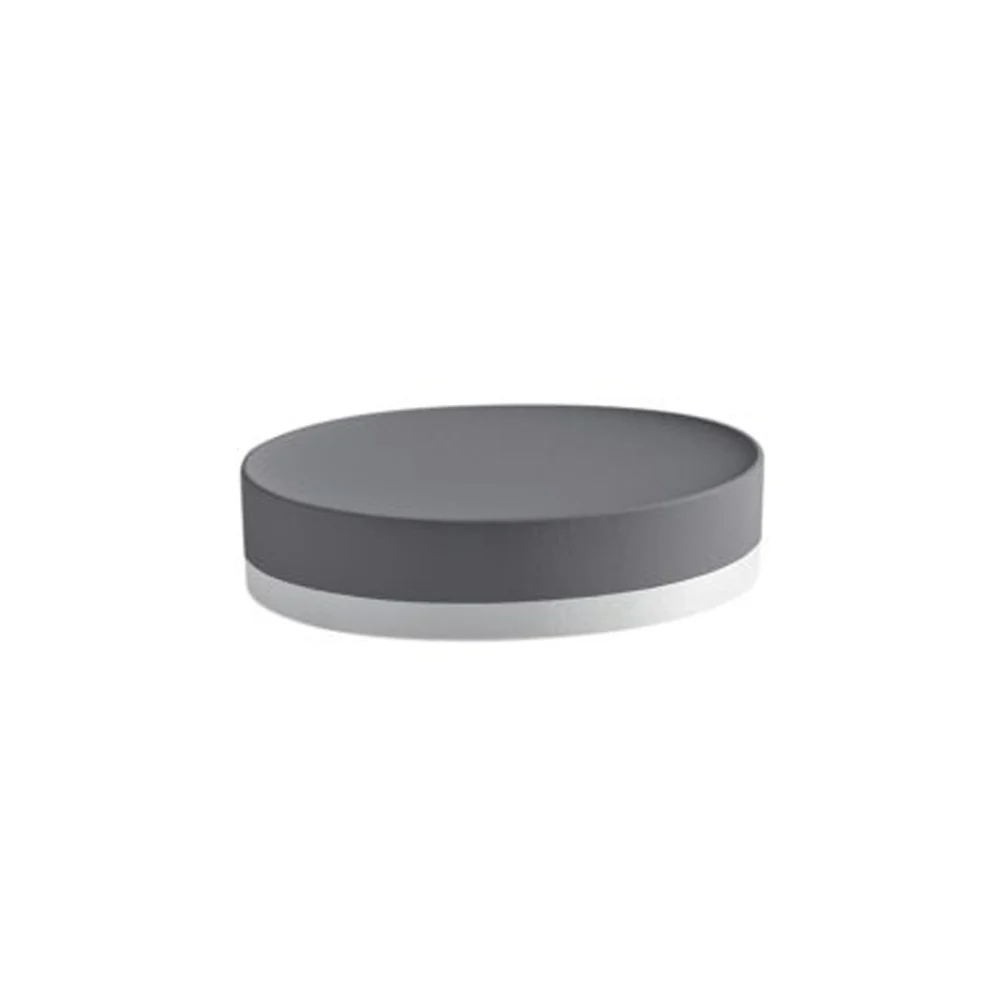 Set de accesorios de baño en cerámica Gedy colección Nuevo Mizar - Gris