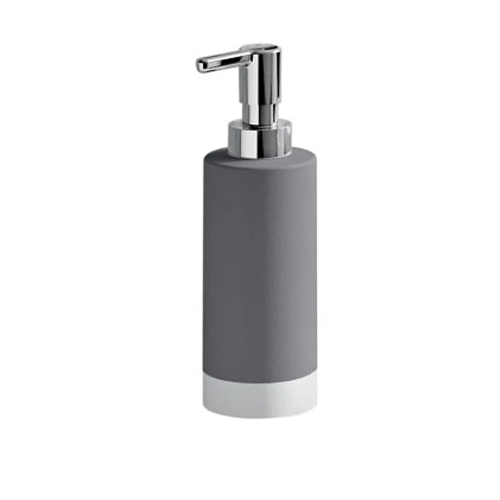 Set de accesorios de baño en cerámica Gedy colección Nuevo Mizar - Gris