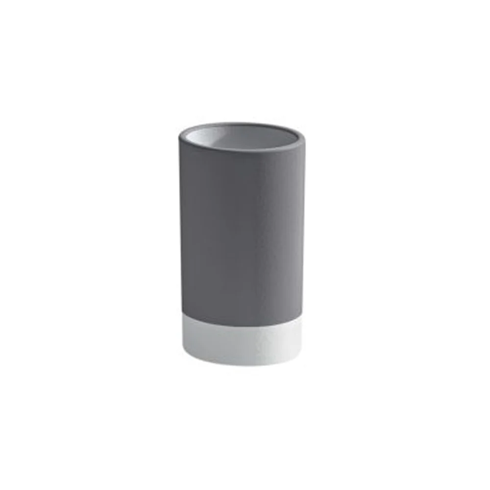 Set de accesorios de baño en cerámica Gedy colección Nuevo Mizar - Gris