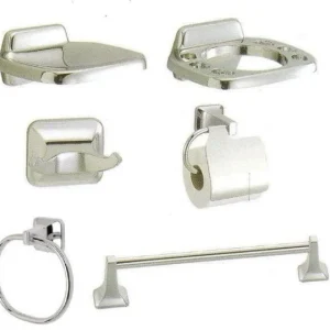 Set Accesorios De Baño De 6 Piezas - Aquaflo Cadiz Acero Cromado