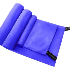 Set 3 Toallas Baño Viaje Microfibra Secado Rápido Zafiro