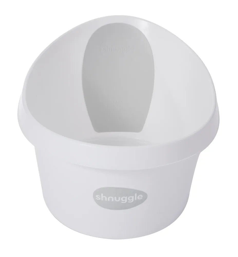 Baño Shnuggle para niños pequeños Blanco