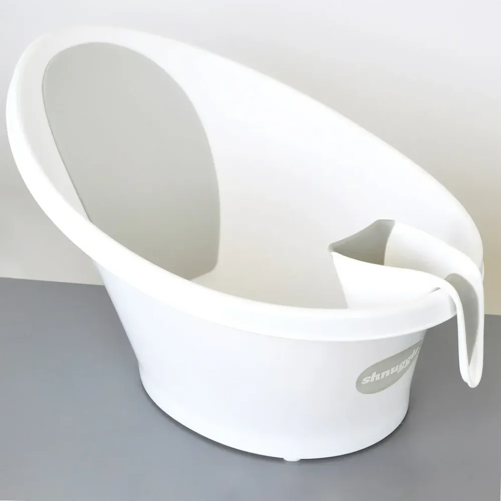 Jarra de baño Shnuggle Washy - Blanco/Gris