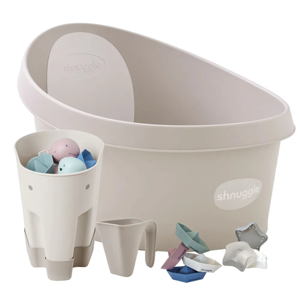 Paquete de 5 piezas Shnuggle Splash & Play Taupe