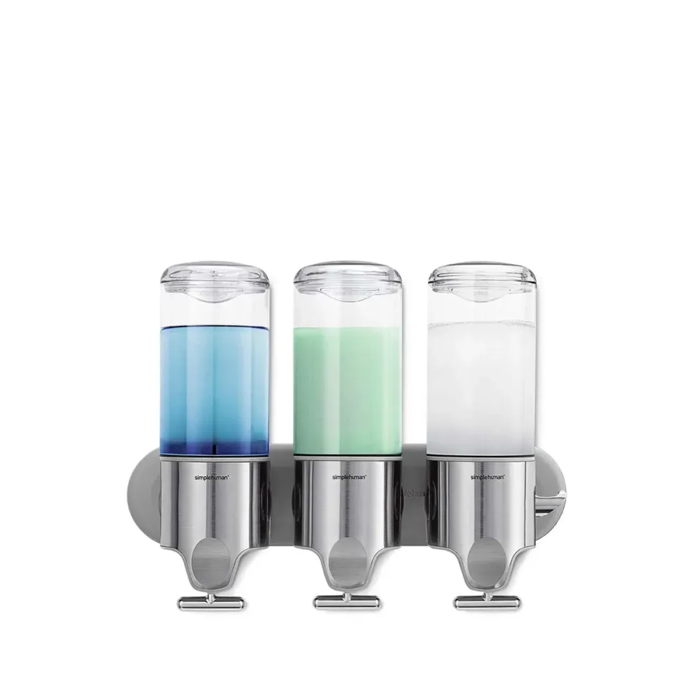 dosificadores de pared triples de 444 ml simplehuman