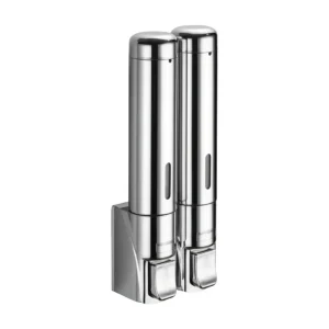 DISPENSADOR DE JABÓN - PLATEADO - ABS - 300ml x 2 Sirena Home Store