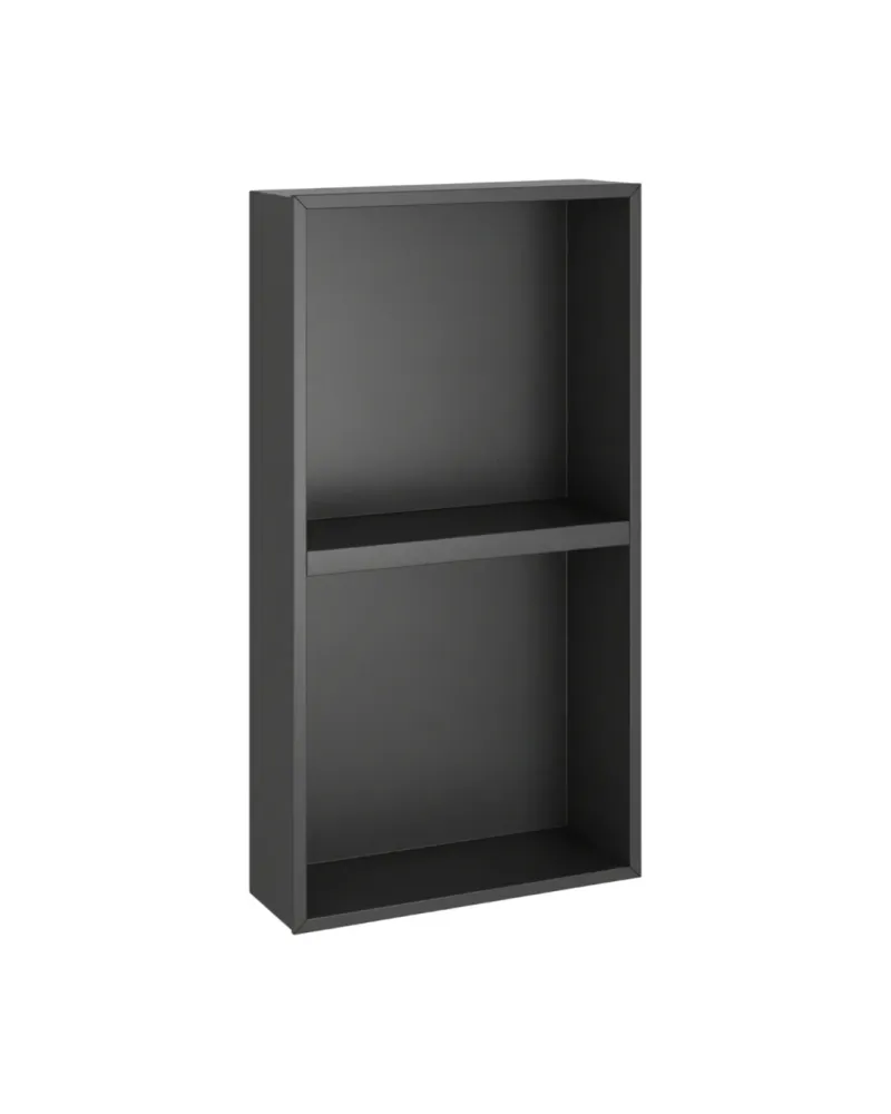 NICHO DE BAÑO - GRIS GRAFITO - SUS304 - 32 CM × 12 CM × (30 CM / 60 CM / 90 CM) Sirena Home Store