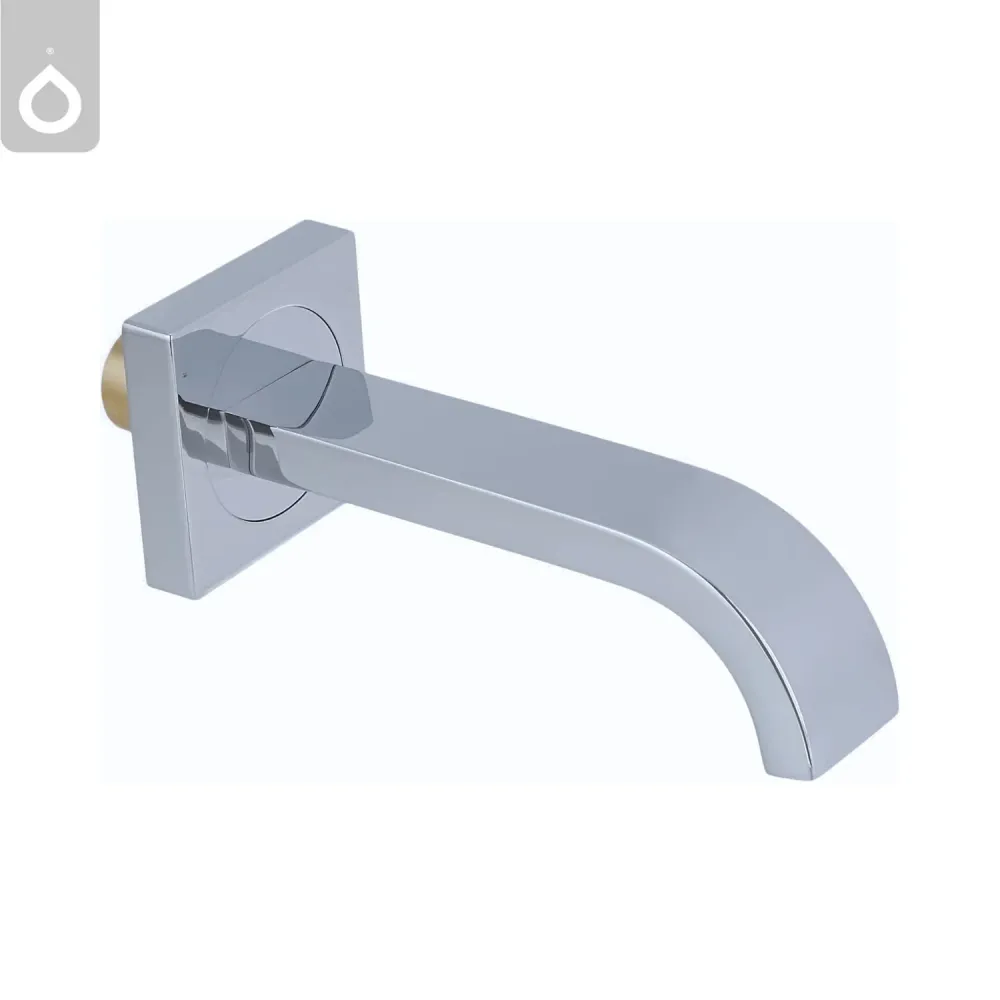 Cuello Lavamanos Metálico Pared Cuadrado Curvo SMART