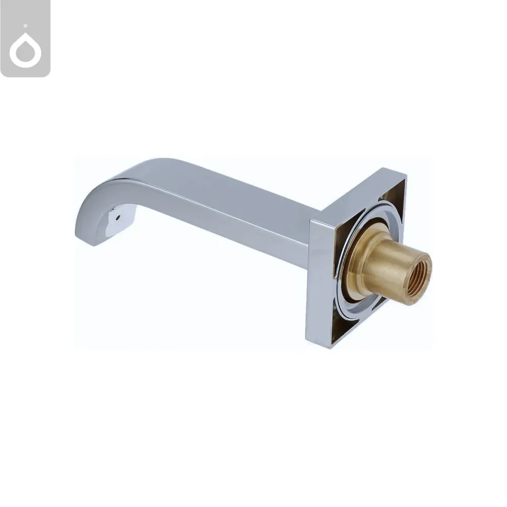 Cuello Lavamanos Metálico Pared Cuadrado Curvo SMART