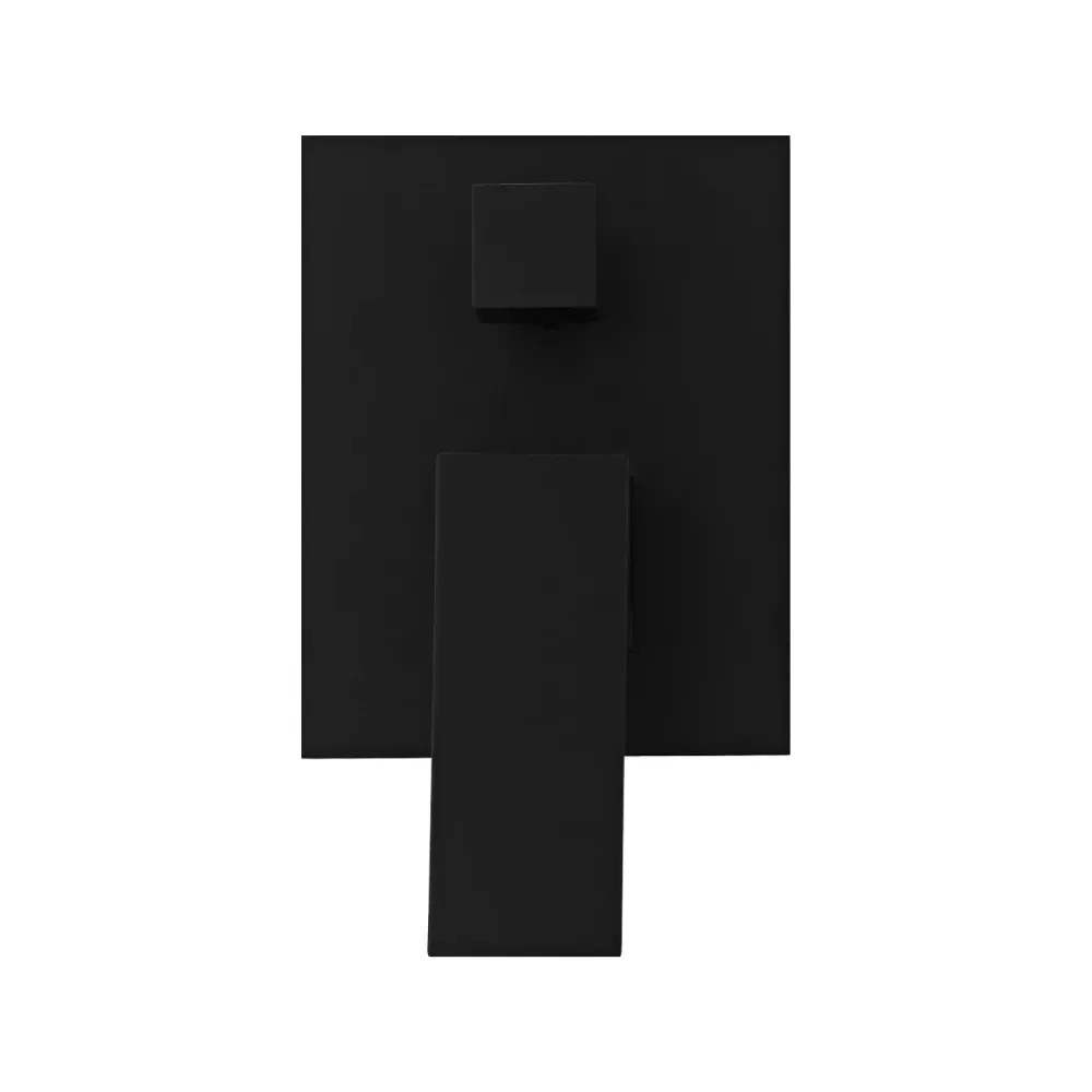 Griferí Monocontrol Ducha Cuadrada Negra SMART