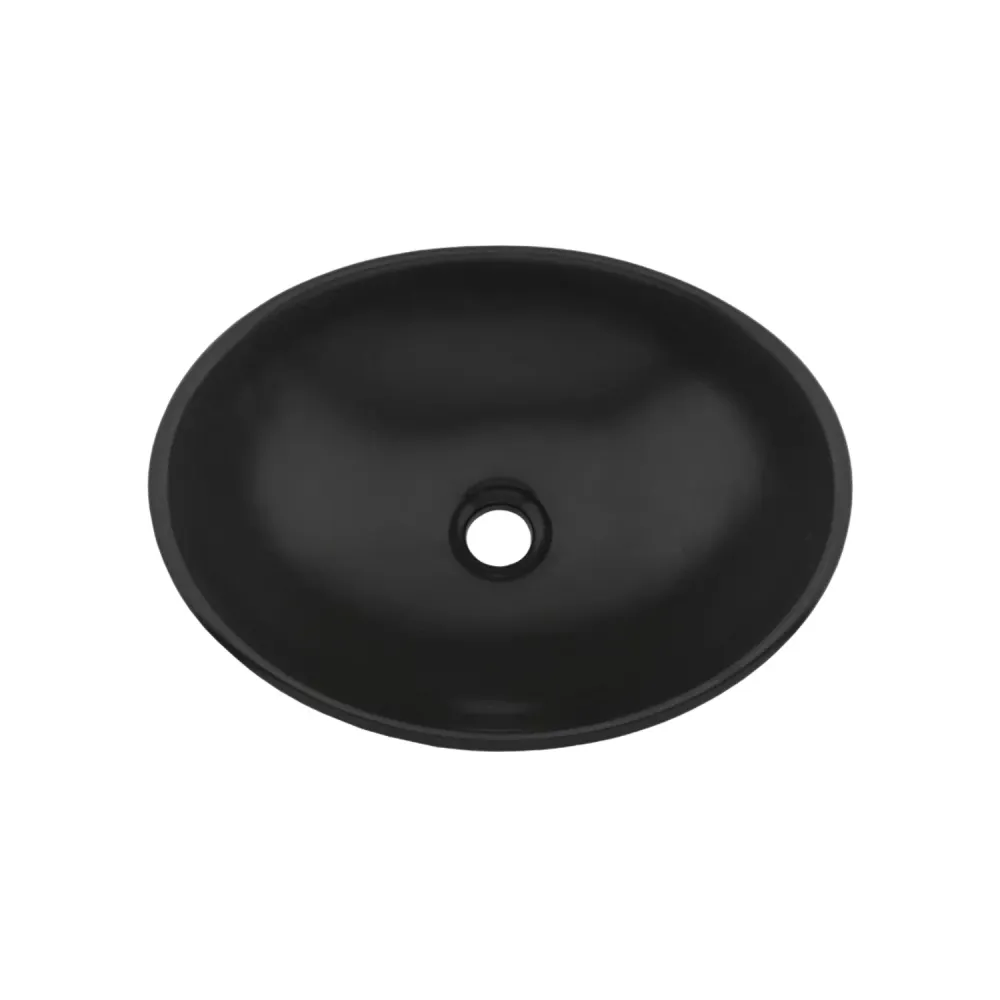 Lavamanos De Ceramica Canoa En Negro Mate SMART