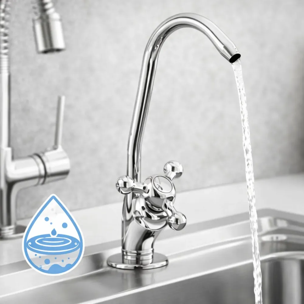 Llave Purificador de Agua Pico Alto Monomando con Adaptador 3/8 SMART