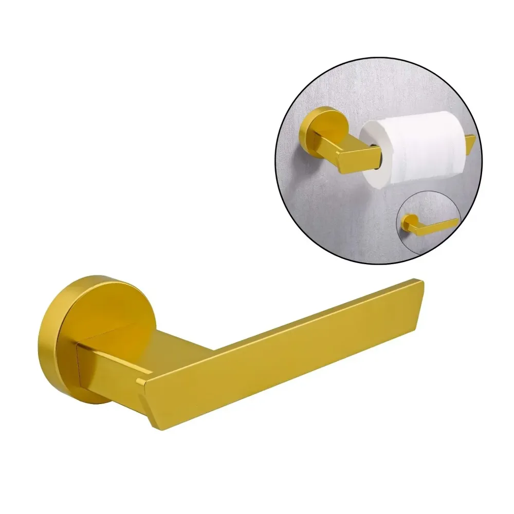 Portarrollos L. Amatista Dorado Aluminio - Alta Calidad SMART
