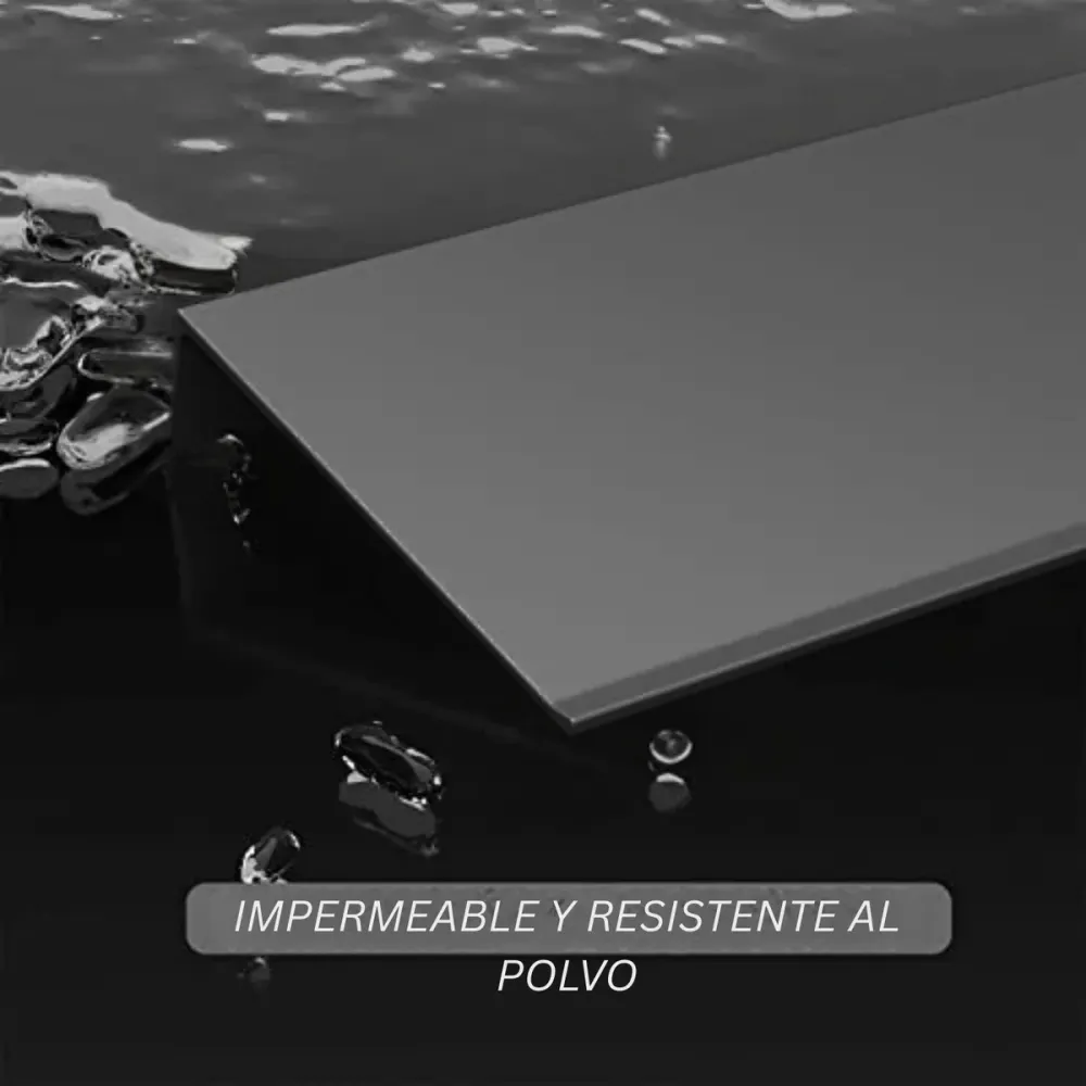 Repisa Moderna Rectangular Negra Aluminio 28 cm - Incluye Accesorios de Instalación SMART