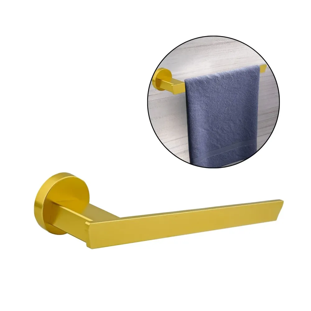 Toallero de Manos Amatista Dorado Aluminio - Alta Calidad SMART