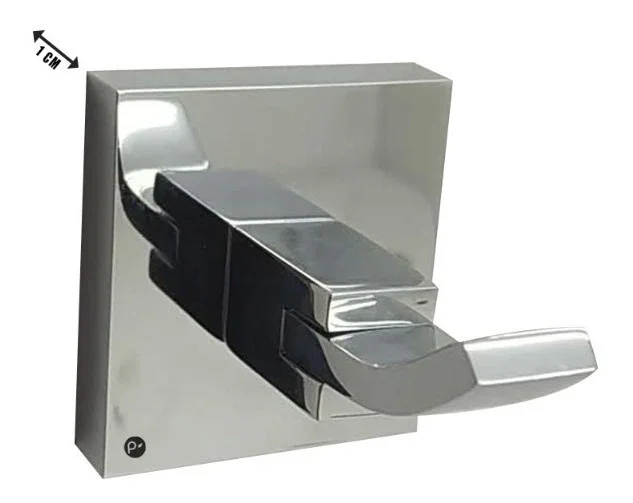 Toallero Perchero Base Cuadrado Bronce SMART