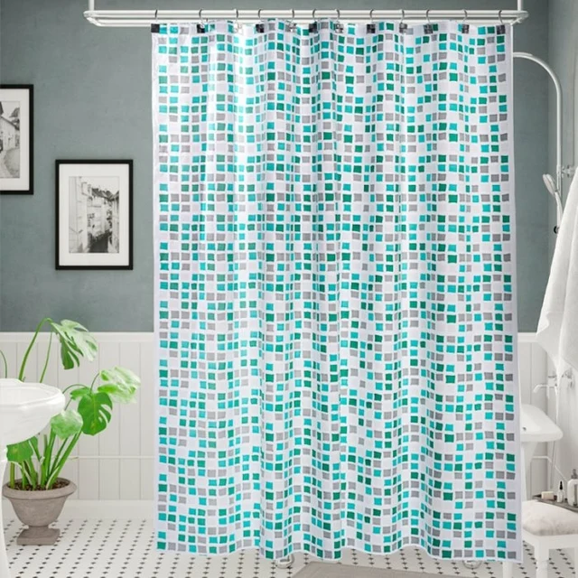Cortina De Baño Impermeable 1.80 x 1.80 Soluciones Shop