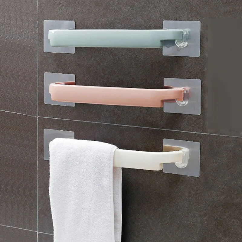 Toallero Adhesivo Soporte Plástico Para Toallas Soluciones Shop