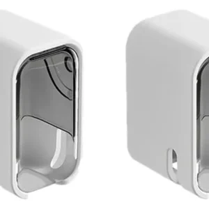 Soporte Cepillos Dientes Pared Baño C/tapa Antipolvo X2