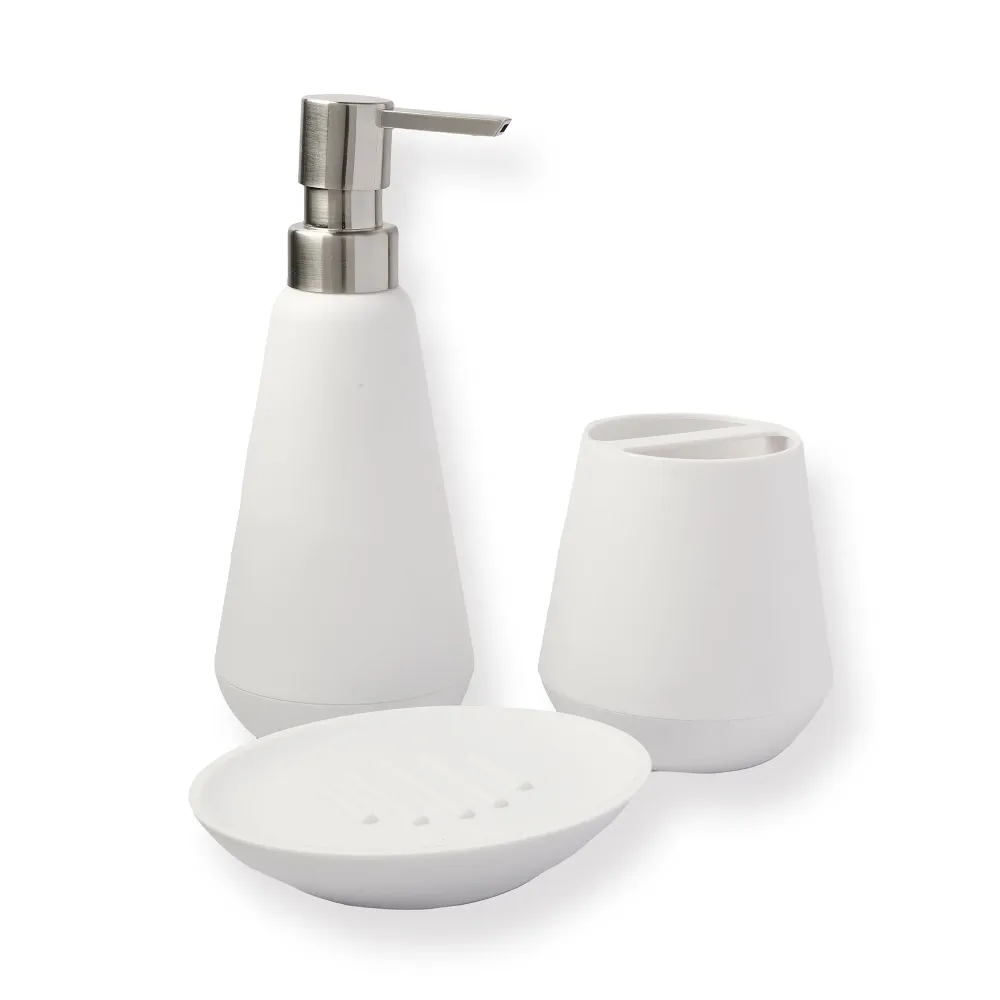 Dispensador para Baño Policarbonato Belize Blanco Sttelli