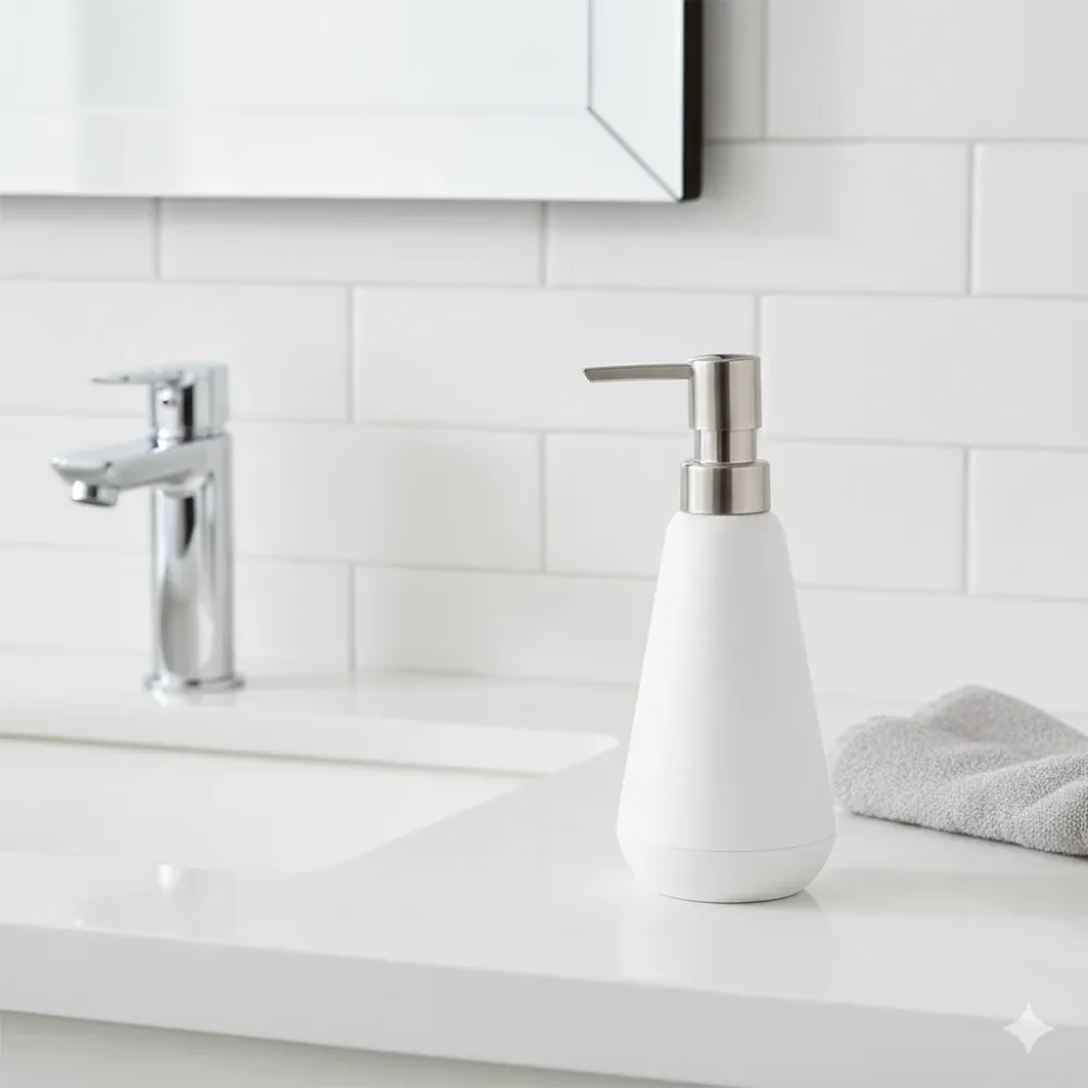 Dispensador para Baño Policarbonato Belize Blanco Sttelli