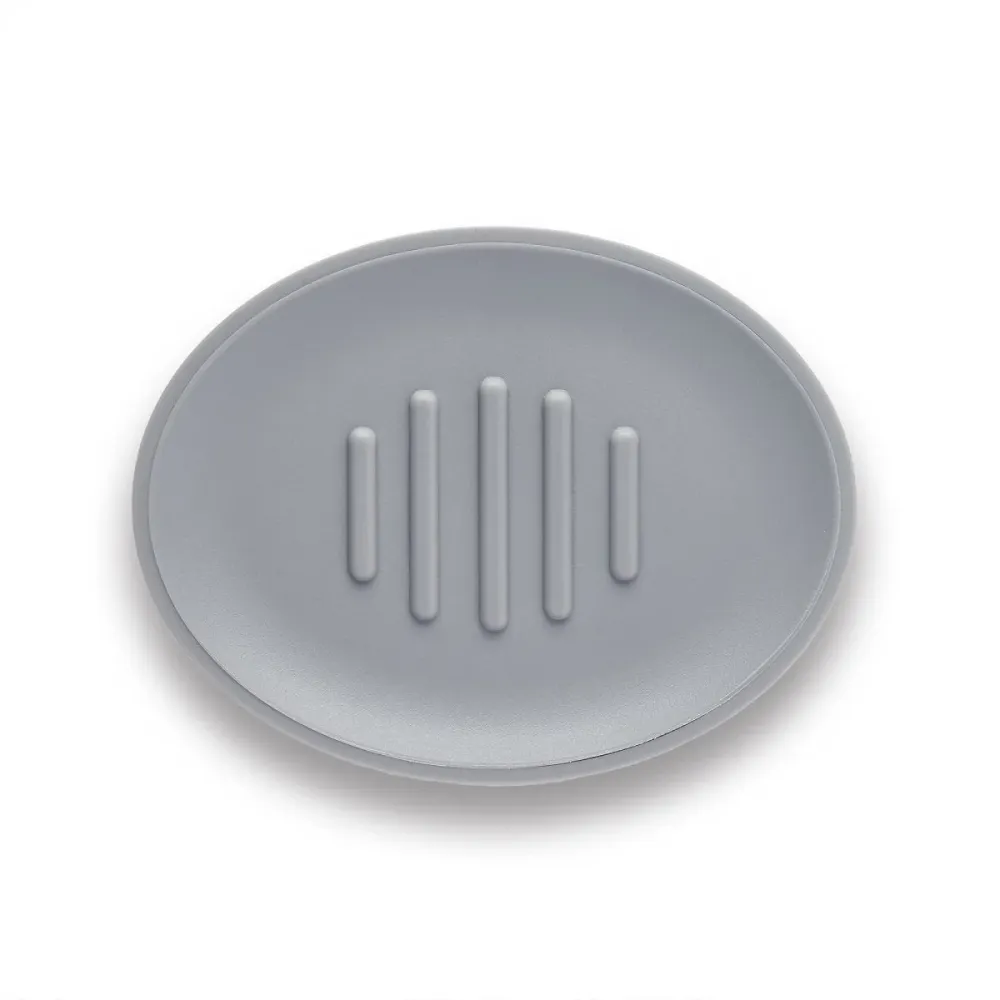 Jabonera para Baño Policarbonato Belize Gris Sttelli