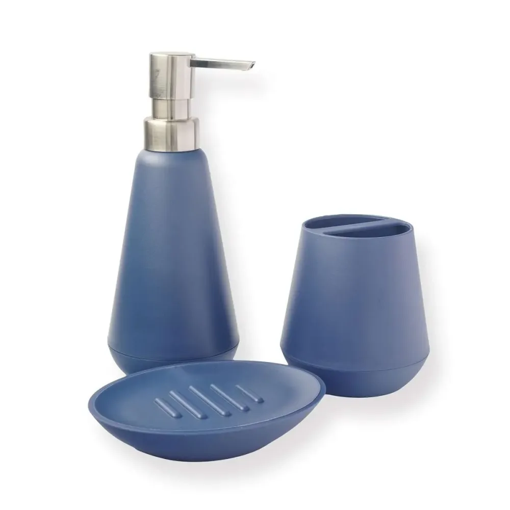 Vaso para Baño Policarbonato Belize Azul Sttelli