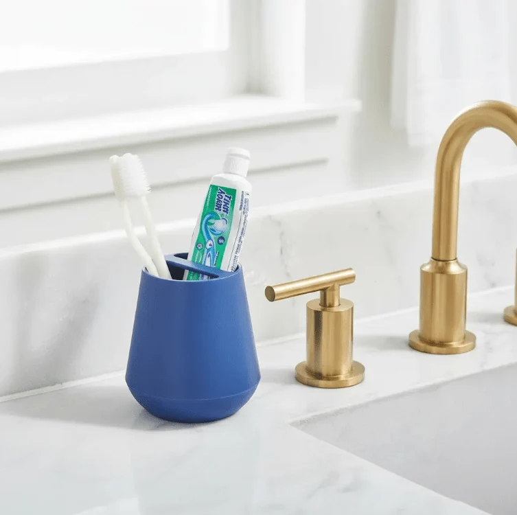 Vaso para Baño Policarbonato Belize Azul Sttelli