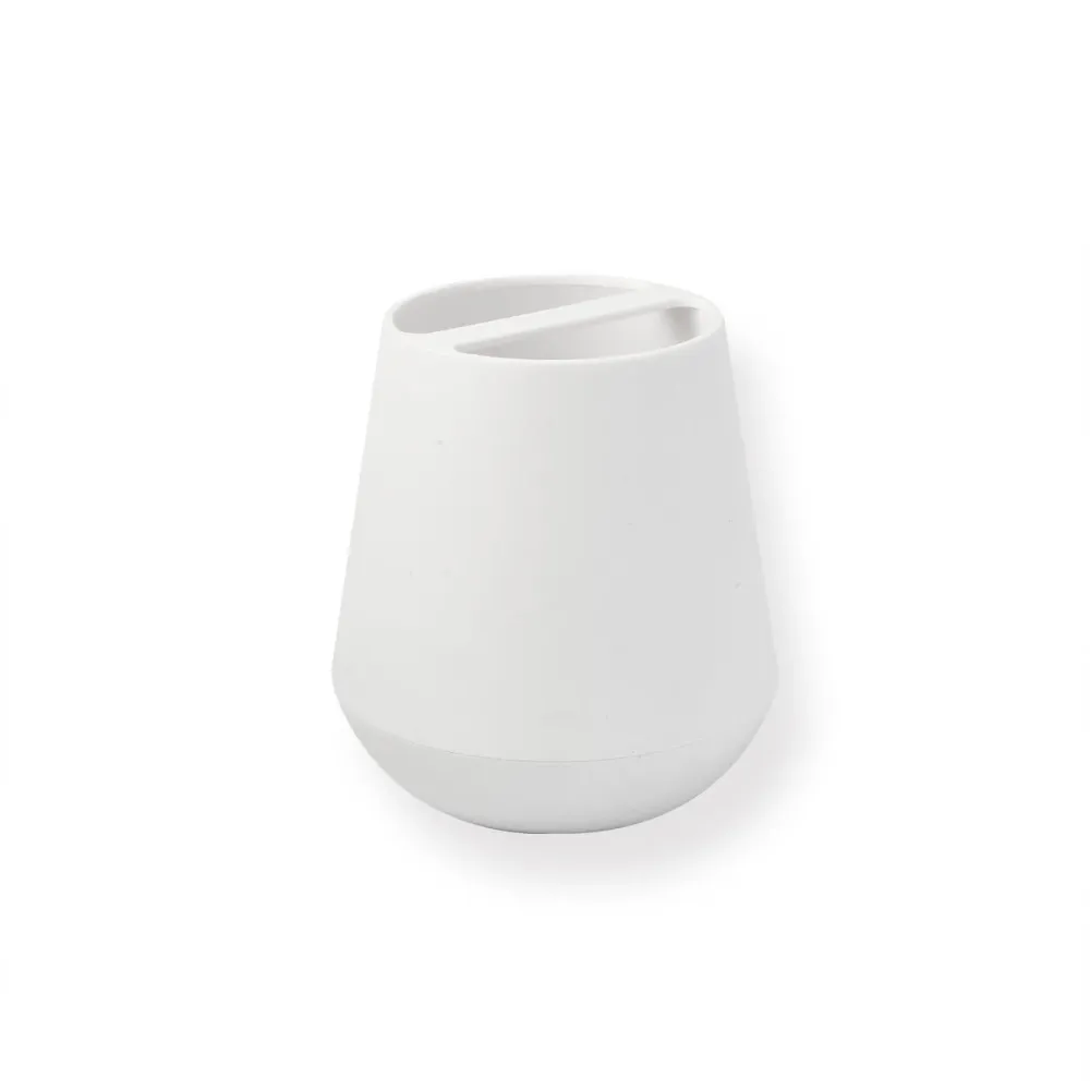 Vaso para Baño Policarbonato Belize Blanco Sttelli