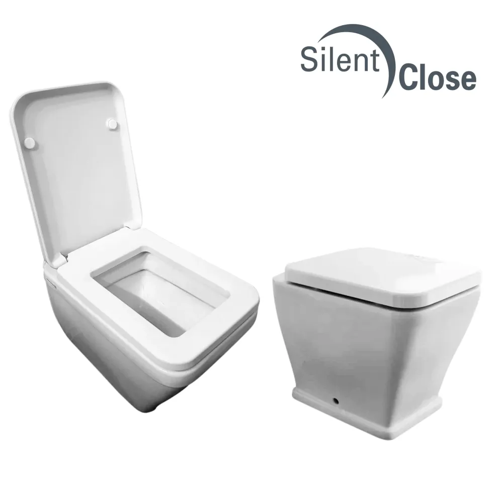 Tapa WC Compatible 900 Pozzi Ginori - Customline Lacada Amortiguada 'SC' Blanco