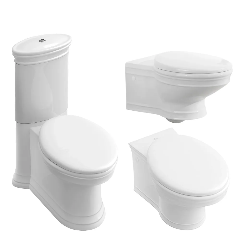 Tapa WC Compatible Amadea Villeroy & Boch - Woodline Lacada Blanco