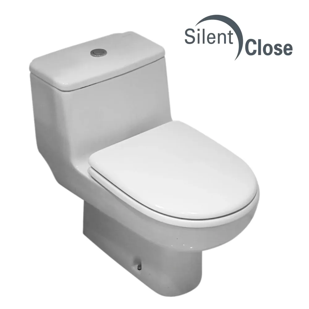 Tapa WC Compatible Antares Inobloc Jacob Delafon - Woodline Lacada Amortiguada 'SC' Blanco