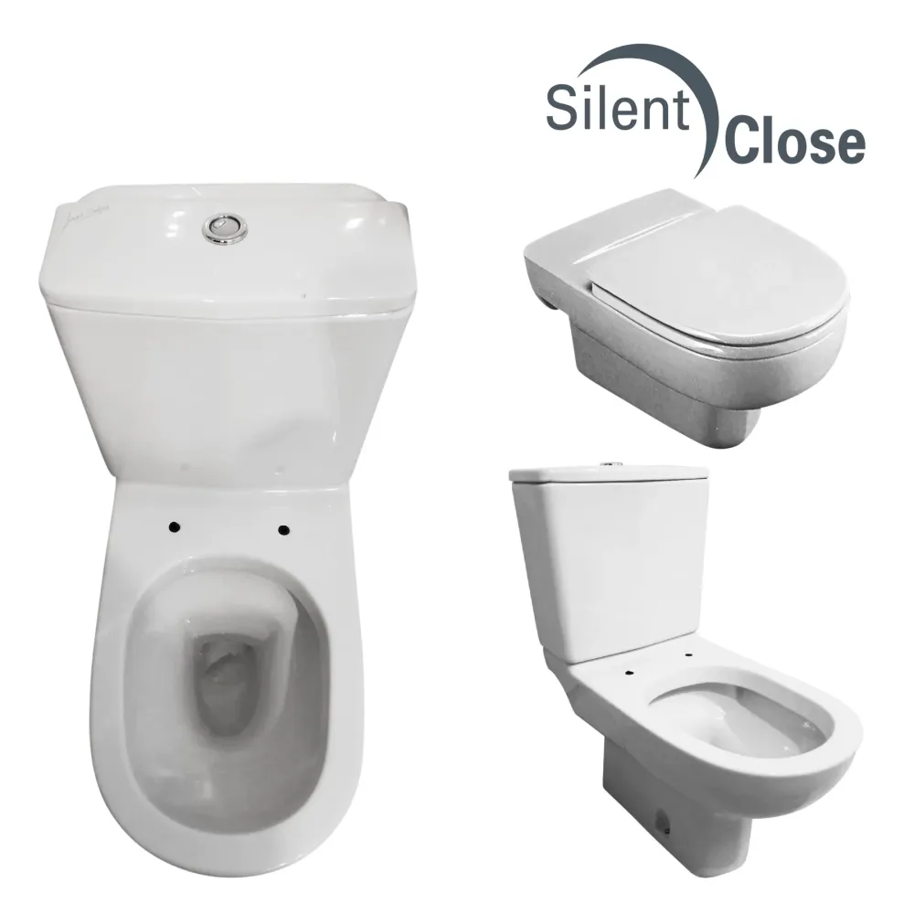 Tapa WC Compatible Antares Jacob Delafon - Woodline Lacada Amortiguada 'SC' Blanco