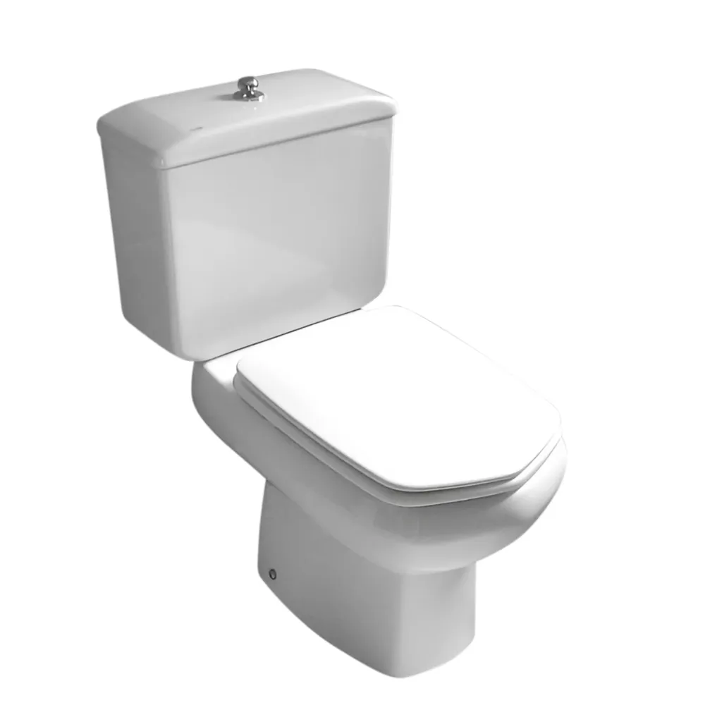 Tapa WC Compatible Aquaria Roca - Customline Lacada Blanco