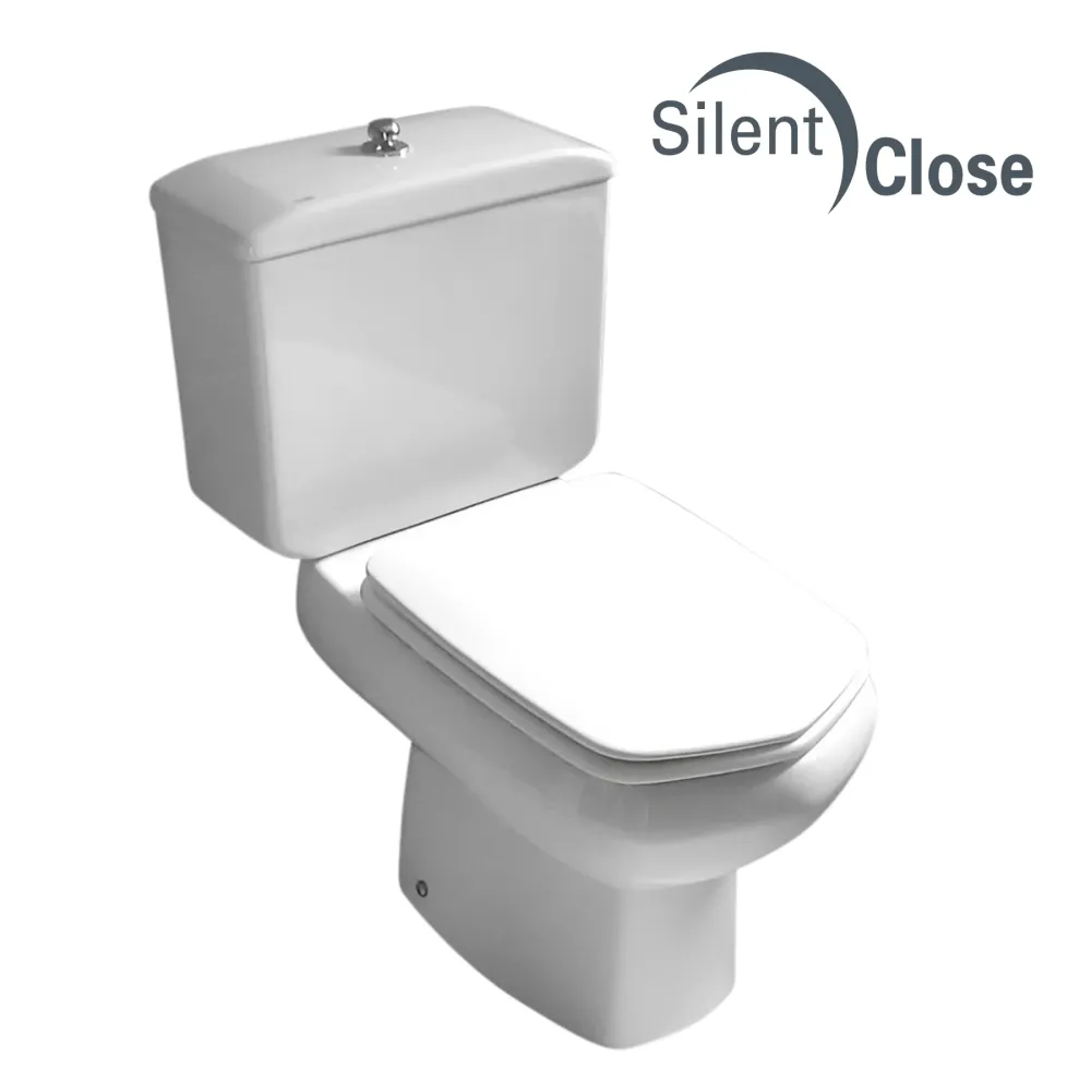 Tapa WC Compatible Aquaria Roca - Customline Roble Amortiguada 'SC' Roble