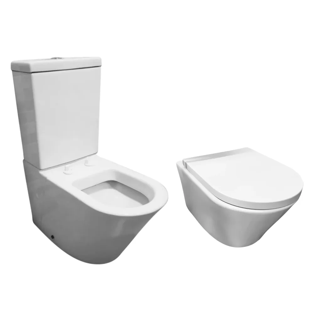 Tapa WC Compatible Bali Fossil Natura Normal Y Suspendido- Woodline Lacada Blanco
