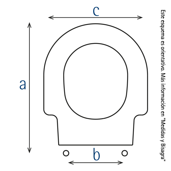 Tapa WC Compatible Cadore Gsi - Facis - Customline Lacada Amortiguada 'SC' Blanco