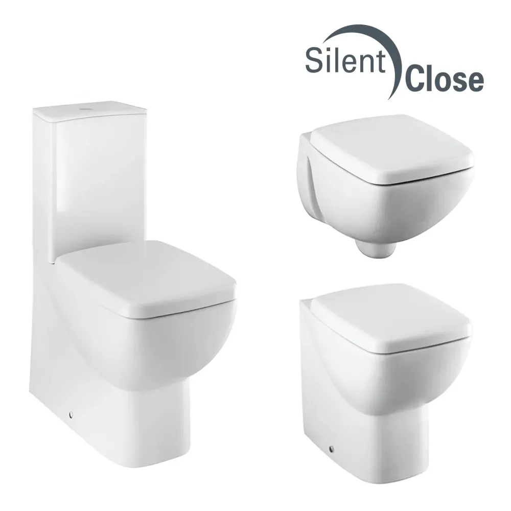 Tapa WC Compatible Cantica Ideal Standard - Customline Lacada Amortiguada 'SC' Blanco