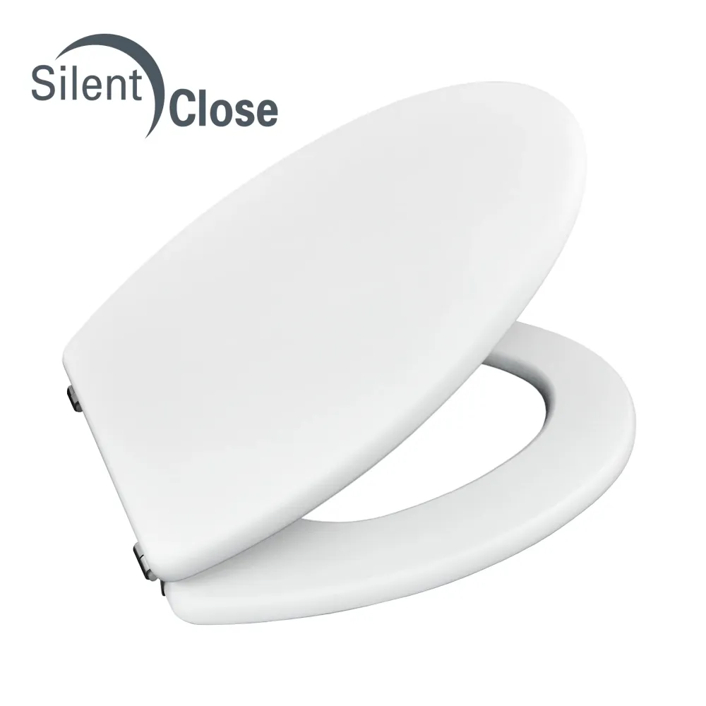 Tapa WC Compatible Capri Bellavista - Woodline Lacada Amortiguada 'SC' Blanco