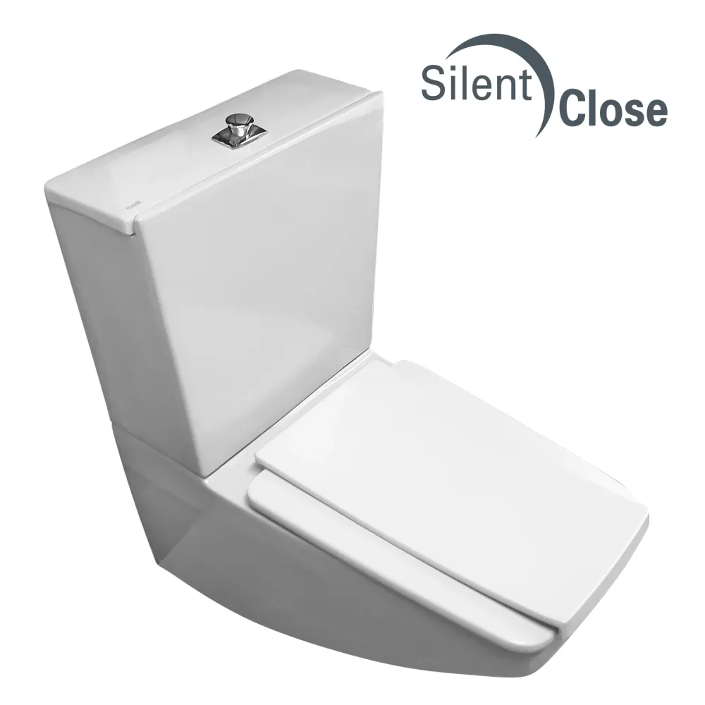 Tapa WC Compatible Carena Roca Herradura - Customline Lacada Amortiguada 'SC' Blanco