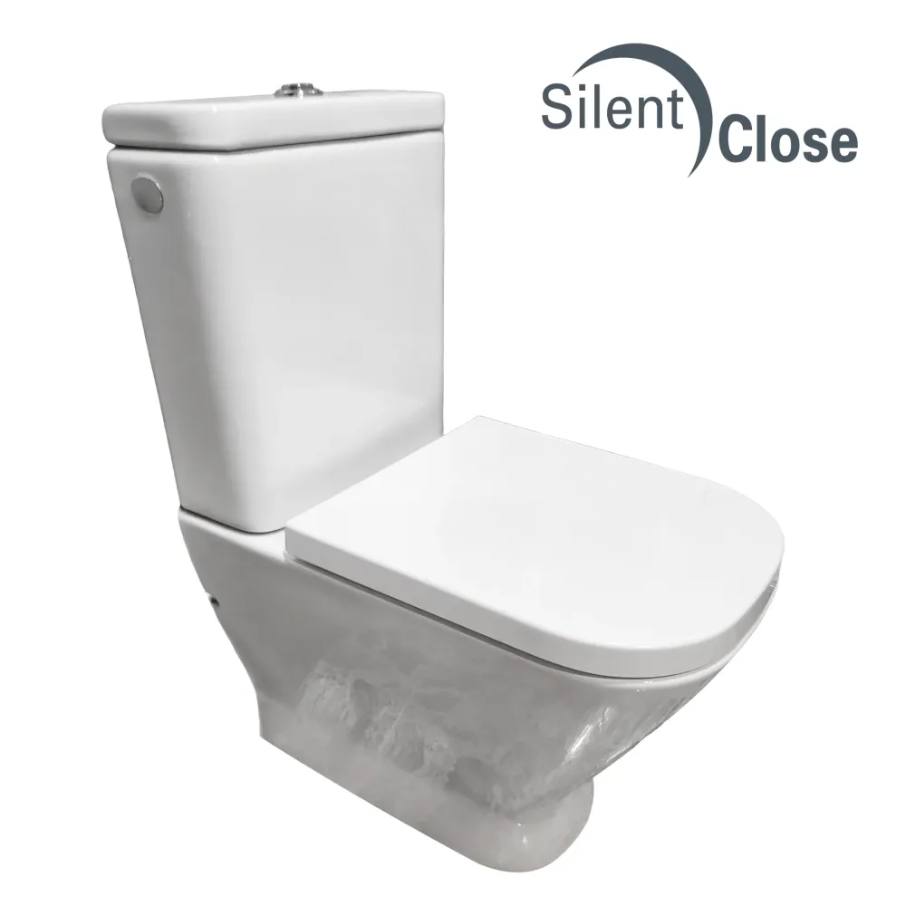 Tapa WC Compatible Cassandra / Gap Compacto Square Roca - Customline Lacada Amortiguada 'SC' Blanco
