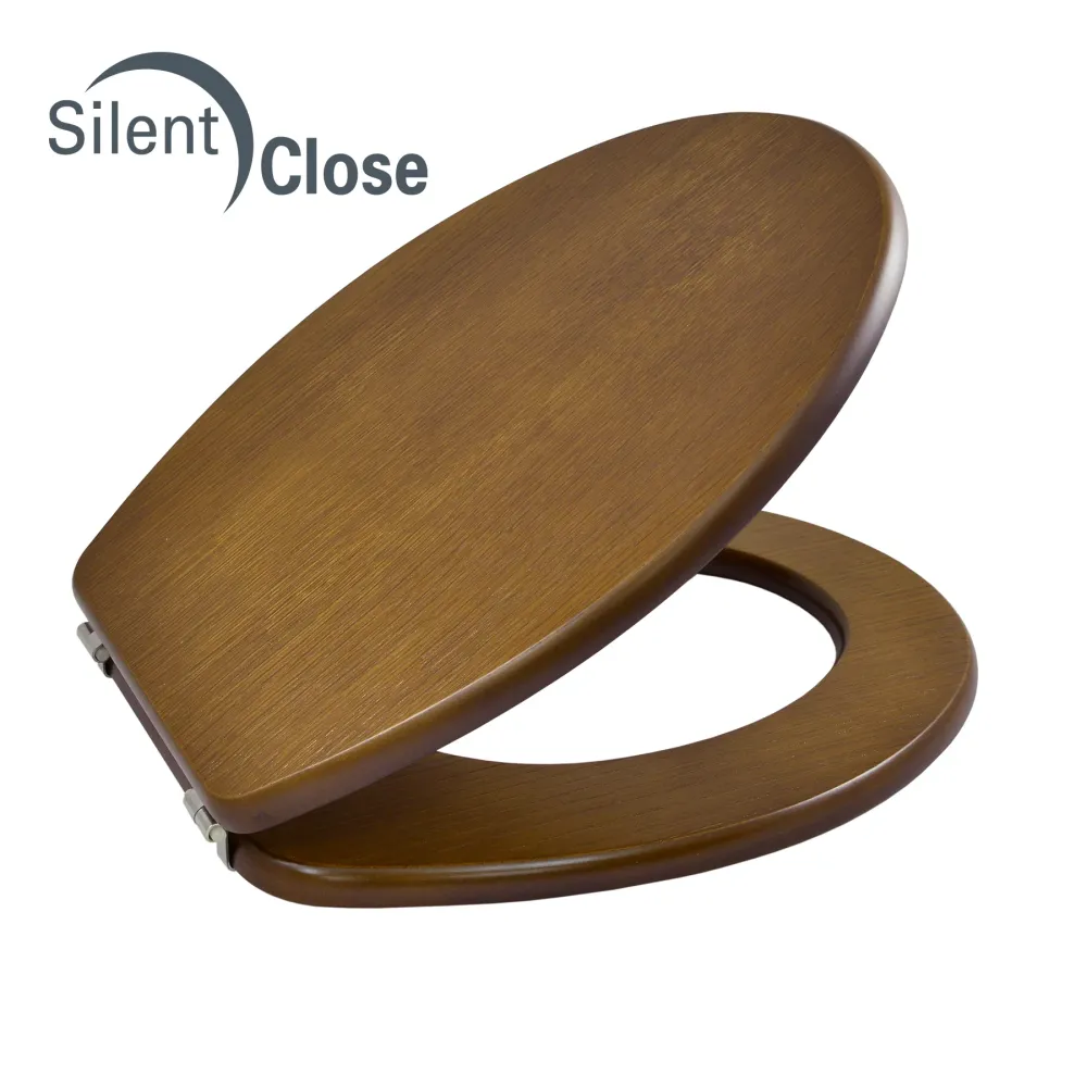 Tapa WC Compatible Cetus Basic Sanindusa - Unisan - Woodline Roble Amortiguada 'SC' Roble