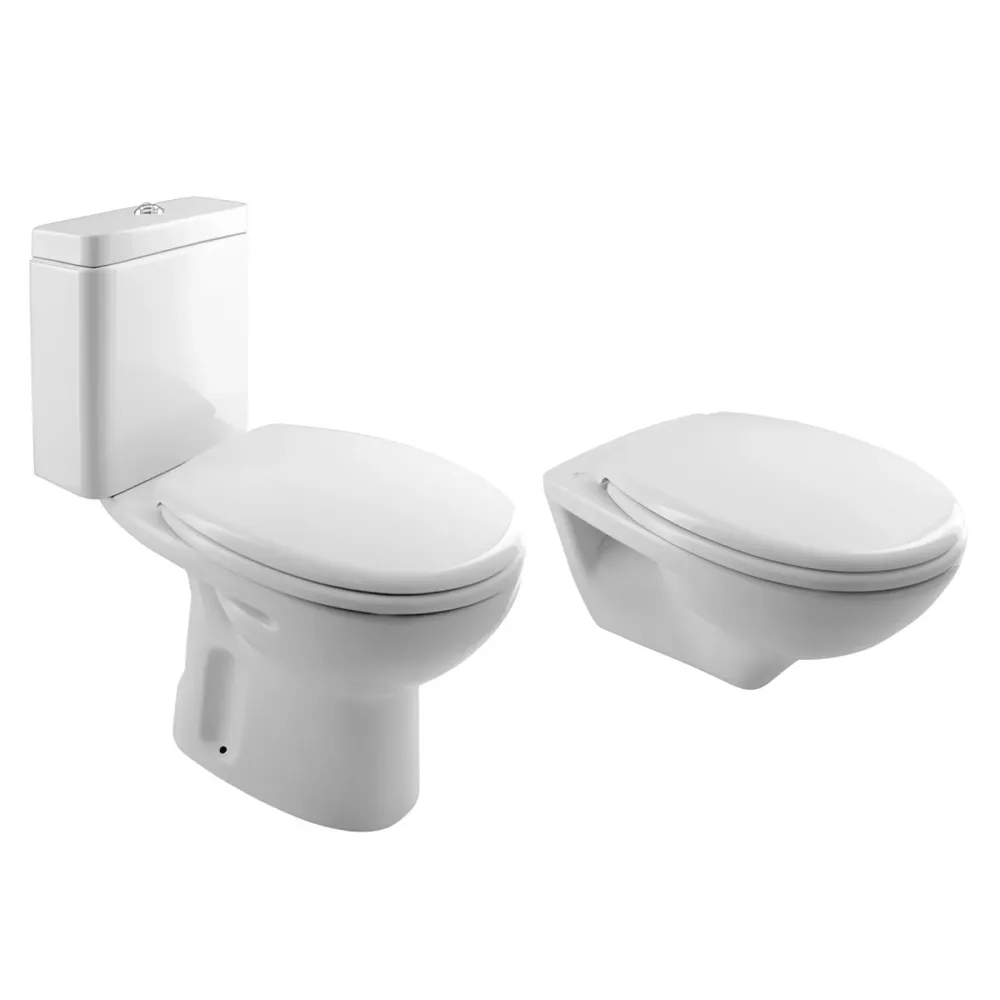 Tapa WC Compatible City Noken - Woodline Lacada Blanco