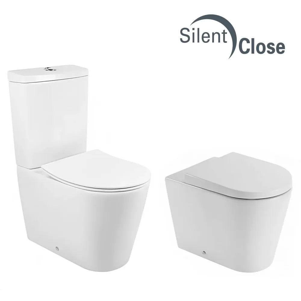 Tapa WC Compatible City Plus - Urb.Y Plus Sanindusa - Unisan - Woodline Lacada Amortiguada 'SC' Blanco