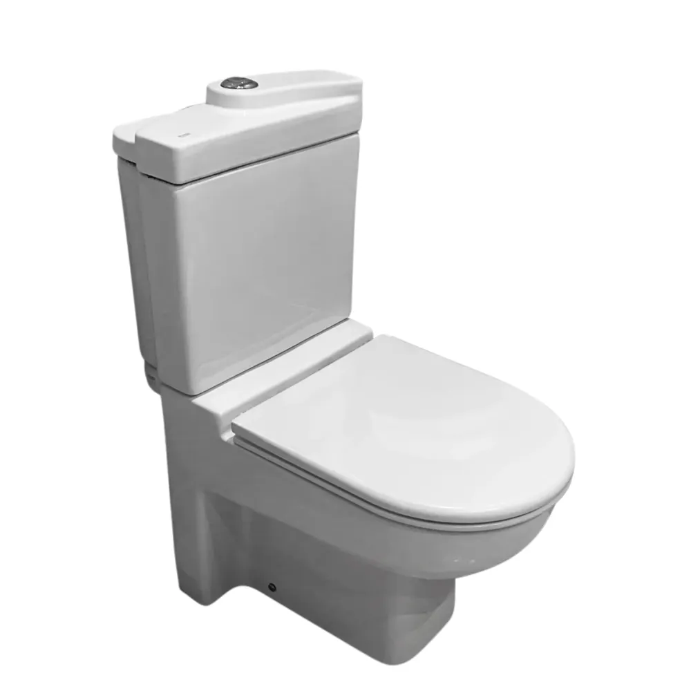 Tapa WC Compatible Columbia Roca - Customline Lacada Blanco