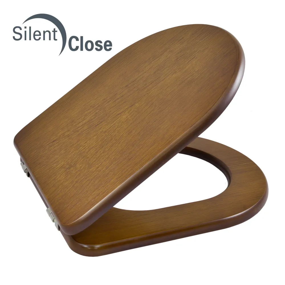 Tapa WC Compatible Nk Compact Noken - Woodline Roble Amortiguada 'SC' Roble