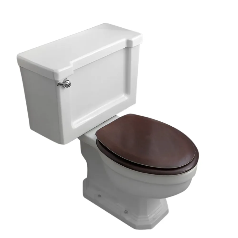 Tapa WC Compatible Compacto Roca - Woodline Roble Roble