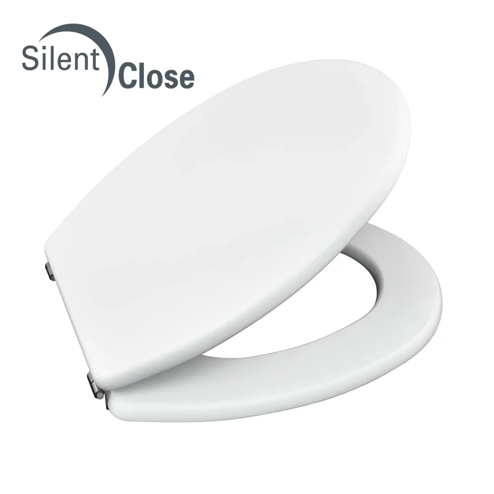 Tapa WC Compatible Connect Space Ideal Standard - Woodline Lacada Amortiguada 'SC' Blanco